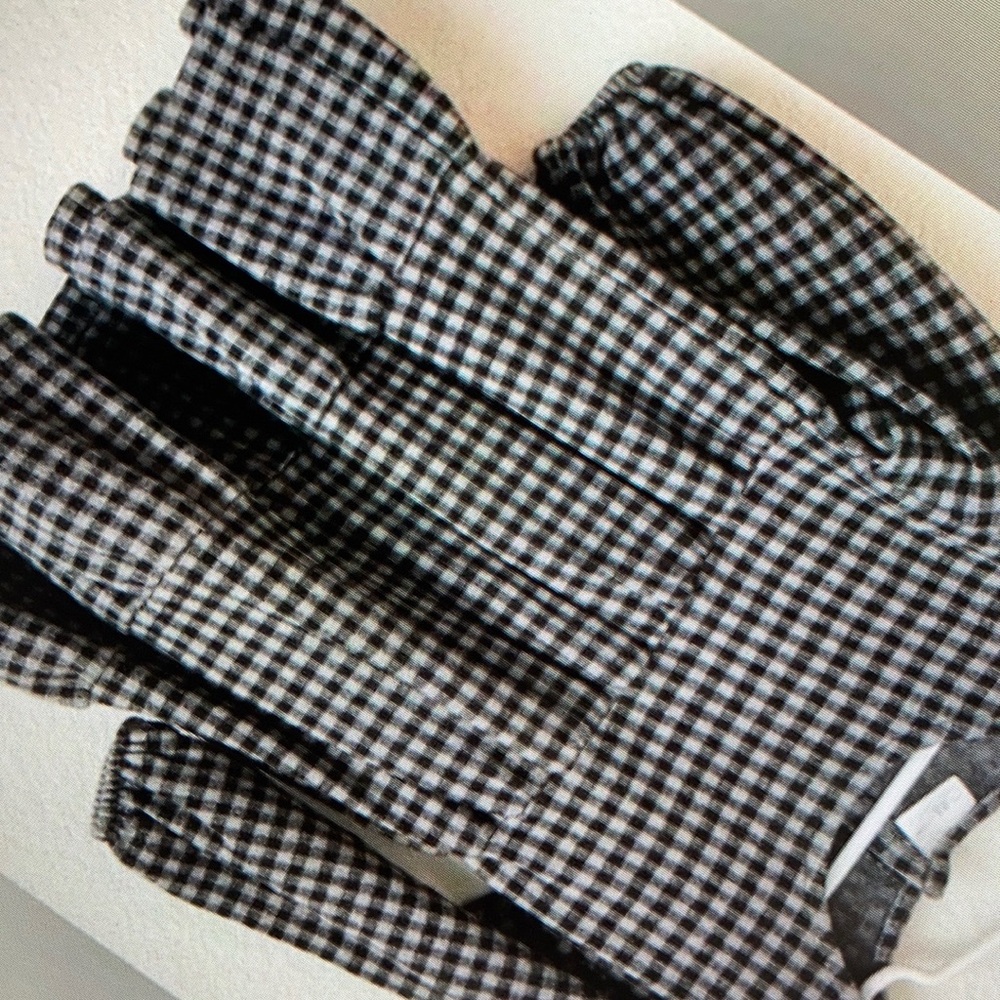 Long sleeve plaid soft feels comfortable kid’s blouse